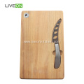 Wood Cheese Board with Cheese Knife